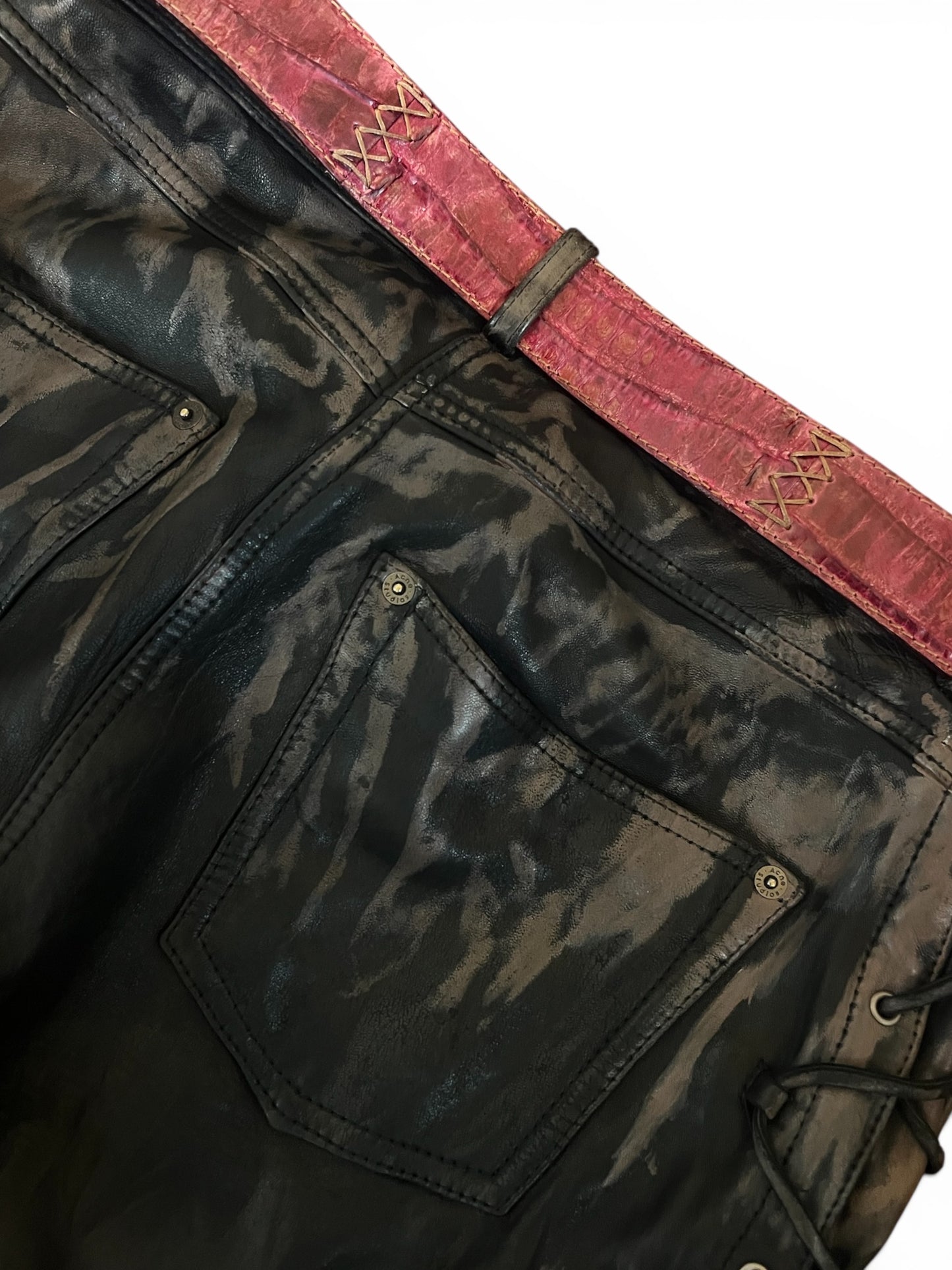 Acne Studio Leather Lace Ups