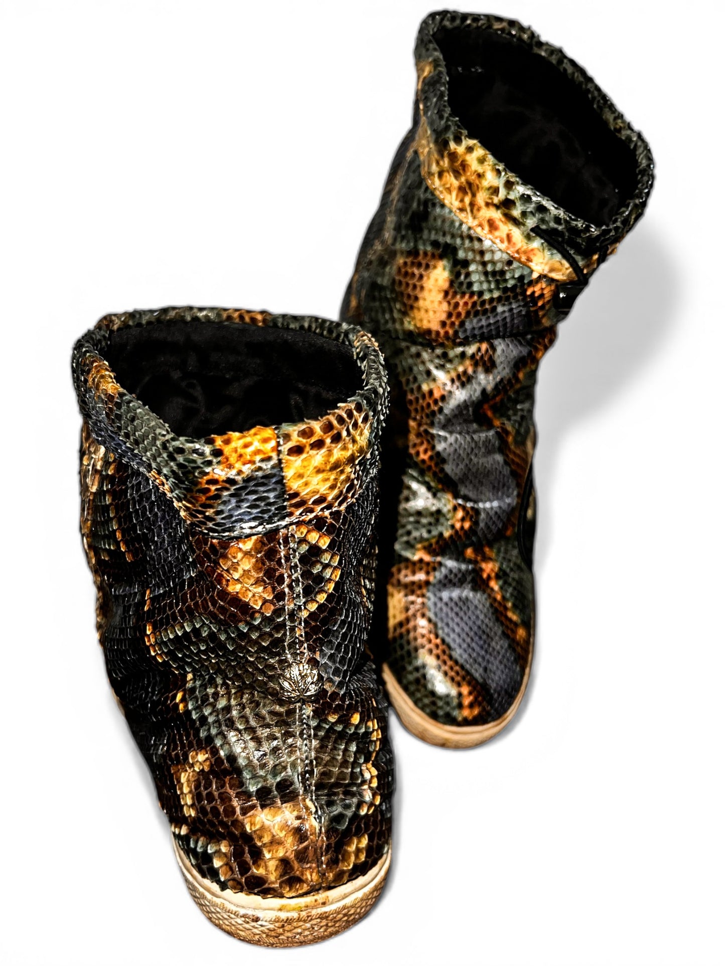 Snake Skin Ski Boot