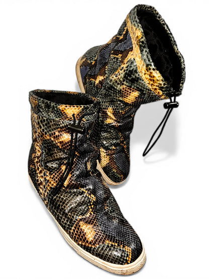 Snake Skin Ski Boot
