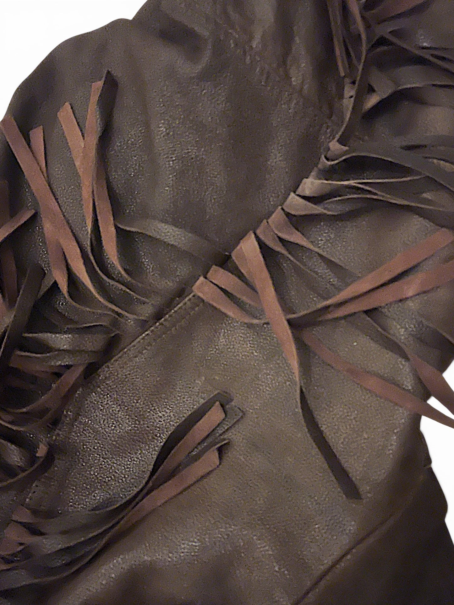 FRINGE LEATHER COWBOY JACKET