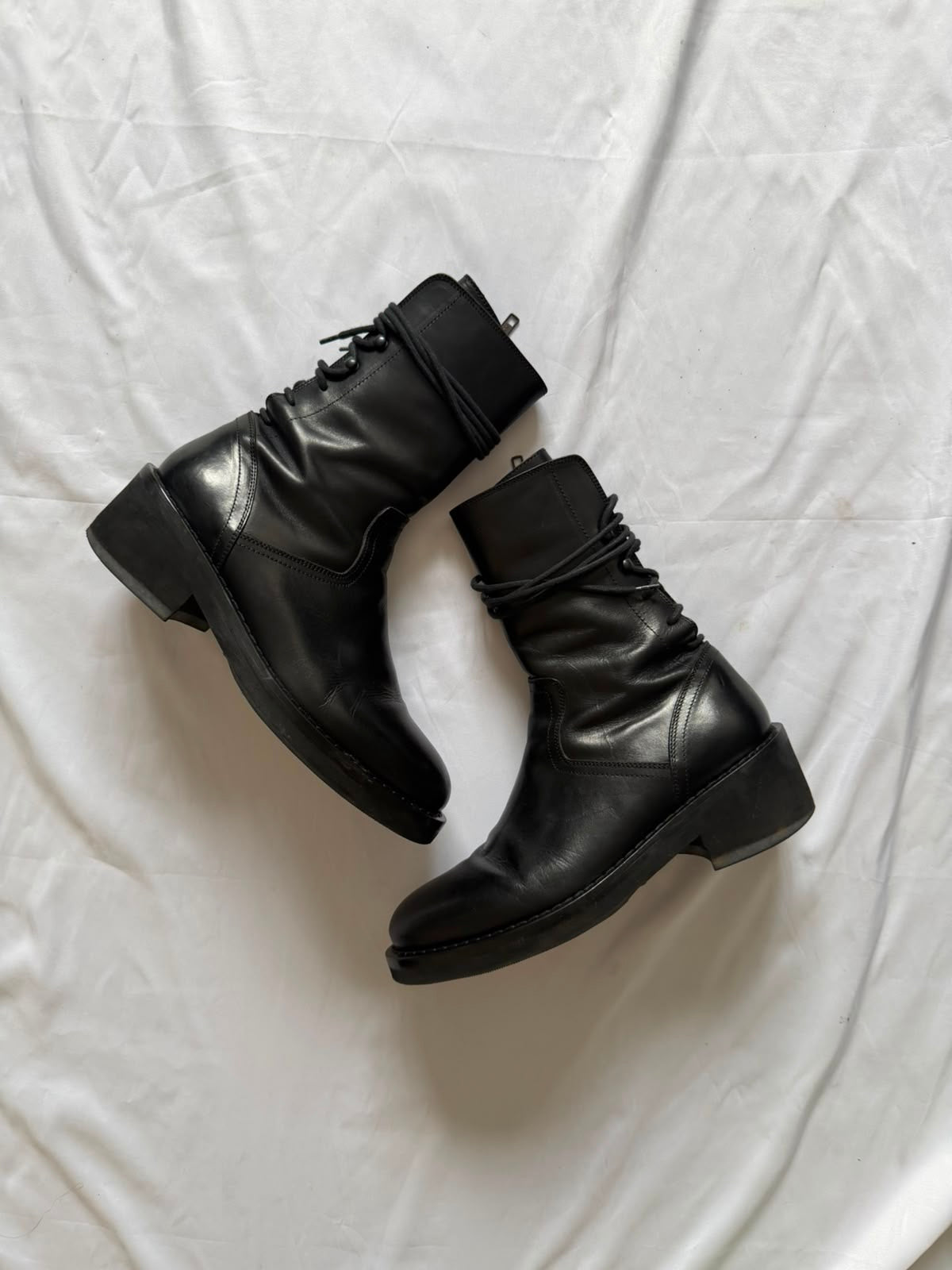 Ann Demeulemeester Back Lace boots