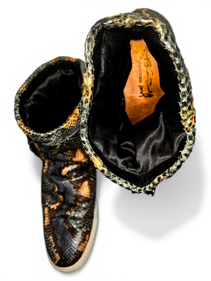 Snake Skin Ski Boot